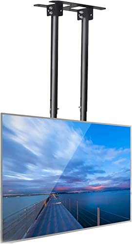 Schwebender TV-Ständer, Multifunktions-Neigung, ausziehbare Deckenhalterung TV, hält Bildschirme bis zu 60 kg, passend 37-80 Zoll große LED-Bildschirme, max. 900 x 600 mm TV-Halterung