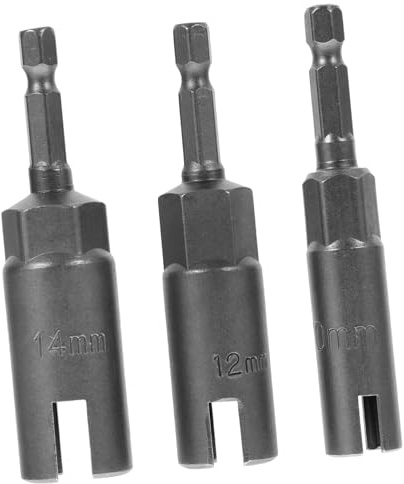 Juego de 3 Piezas de Llaves para Tuercas de 1/4 Pulgada, 10 12 14mm | Acero Cromo Vanadio, para Apretar o Aflojar Ganchos en C y Pernos, Uso en Persianas Exterior