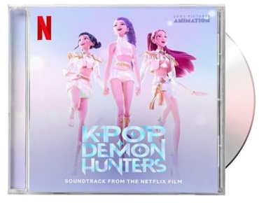KPop, Neues Album 2025, Demon Hunters, Soundtrack from the Netflix Film, CD mit beinhaltet ein Poster und eine Fotokarte