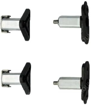 SHANGYG Axe arrière Gauche, Droit et Avant pour Bras de Suspension du Drone DJI Mini 4 Pro (DJ 4Pro)(Silver- 1 Set)