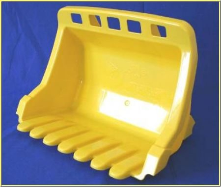 Kippschüssel für rollyTrac Lader gelb
