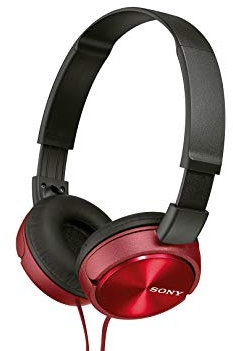 Sony MDR-ZX310AP/R ZX Series - Cuffie stereo, colore: Rosso