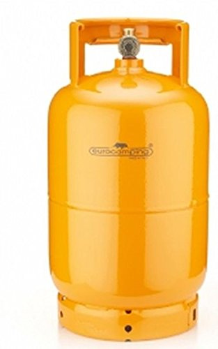 BOMBOLA 5 KG RICARICABILE DA CAMPEGGIO VUOTA CASA - CAMPEGGIO - BARBECUE Eurocamping colore Arancio