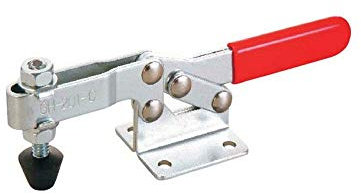 Powertool Zugriegel, 2 Stück, Schnellspanner, Haltekapazitätsklemme für Maschinenbedienung, Holzbearbeitung, Schweißen, etc, silber