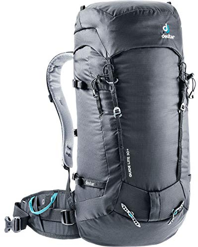 Deuter Guide Lite 30+ - Lightweight and Comfortable Alpine Backpack for Expedition, Mountain Climbing, and Ski Tours - Black