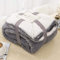 EDS Coperta in pile Sherpa King Size, super morbida, calda e accogliente, coperta reversibile per poltrona letto colore grigio, king size, 200 x 240 cm