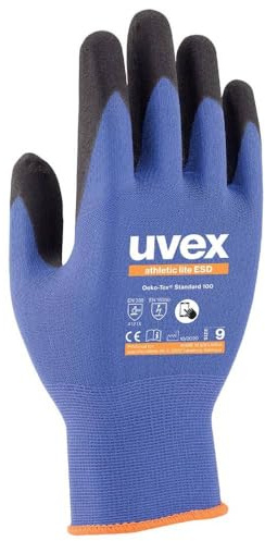 uvex Athletic Lite ESD 6003511 Guanto di Montaggio Dimensione (Guanti): 11 1 Paio