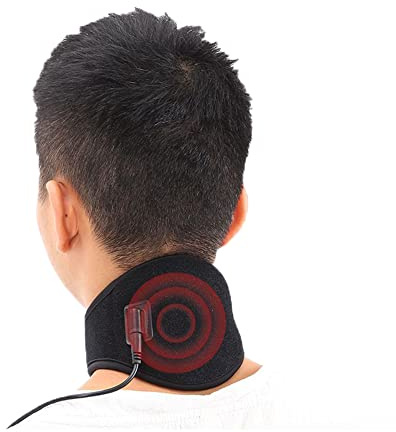 FakeFace Tragbar USB Nackenwärmer Nackenstütze, Elektrisch Heizkissen für Nacken, Nackenheizkissen Wärmekissen, schnelle Erwärmung Nackenschutz Nacken Bandage für Wärmetherapie und Schmerzlinderung