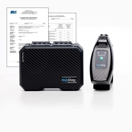 Nexdiag | Medidor de espesor de recubrimiento PRO Carbon, medidor de recubrimiento automático para carrocerías de hierro y aluminio, medidor de espesor de recubrimiento, medidor de recubrimiento con autocalibración
