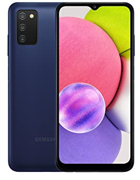 Samsung Galaxy A03s SM-A037GZBNEUE Smartphone 16,5 cm (6.5) Double SIM Android 11 4G USB Type-C 3 Go 32 Go 5000 mAh Bleu (Reconditionné)