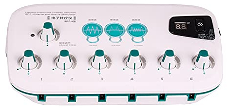 Apparecchio Elettronico Per Il Trattamento Dell'agopuntura - 6 Canali Di Uscita Multi-Functional TENS Massaggiatore Per Il Corpo Stimolatore Muscolare Elettrico Relax Elettroagopuntura Patch Massaggio