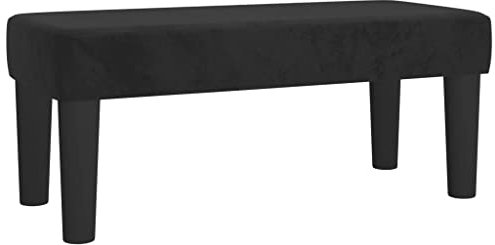 Banc Noir 70x30x30 cm Velours