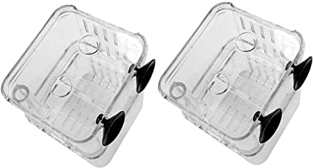 Yardwe Inkubator-tankfisch 2 Stück Große Aquarienfisch-zuchtbox Schwimmendes Design Für Einfache Einrichtung