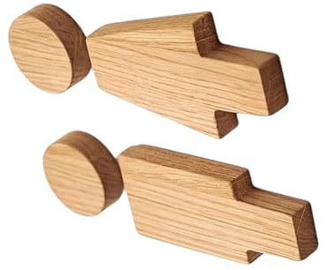 Xinsheinelry Holz-WC-Schilder-Set für Männer und Frauen, Badezimmerschild, Toilettenschild, Waschraum-Türschild, WC-Schild, Wand