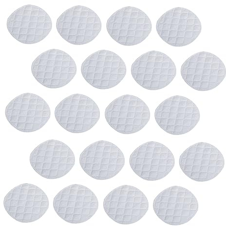 Toyvian 20pezzi Coppette Assorbilatte Traspiranti Pz Salvalatte Copricapezzoli Coppette Assorbilatte Per Allattamento Materiale Delicato Riutilizzabili Lavabili