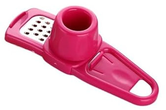 FYJL Econome Legumes Ménage ail éplucheur Fonctionnel Gingembre ail Presse meulage râpe Rabot trancheuse Coupe Outil de Cuisson Epluche Legume(Red)