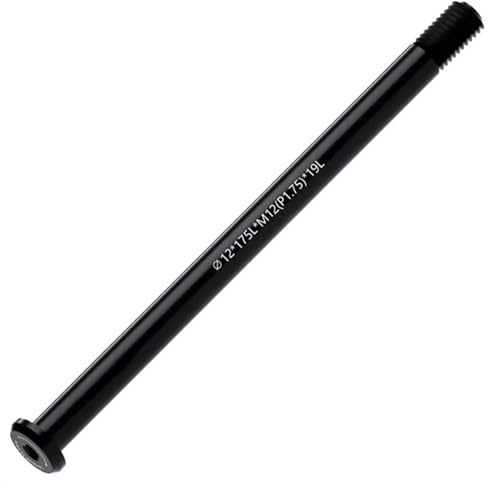 Perno Passante Bici Sgancio Rapido, Perno passante for bici da strada, albero forcella anteriore M12xP1.75 12x122/192 mozzi posteriore, perno passante for bicicletta, albero a sgancio rapido(L175 M12x