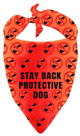 Schützendes Hundehalstuch, Hundehalstuch, Geschenk für Hunde (schützender Hund)