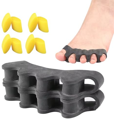 SHUOHONG 1 Paia Separatore Dita Piede, Distanziatore Dita Piedi per Dita Sovrapposte di Uomini e Donne, Divaricatore Dita Piedi per Ripristinare Le Dita dei Piedi, Separatori Riutilizzabile