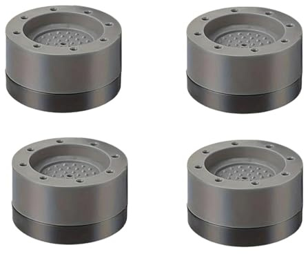 4Pcs Washing Machine Anti Vibration Pads Universal Rubber Feet Legs Mat Dryer Refrigerator Base Non-Slip Fixed Pad Foot Pad