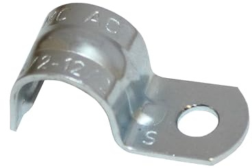SIGMA ENGINEERED SOLUTIONS ProConnex 55919M One-Hole AC/MC Strap 3/8-Inch, 100-Pack (Gray)