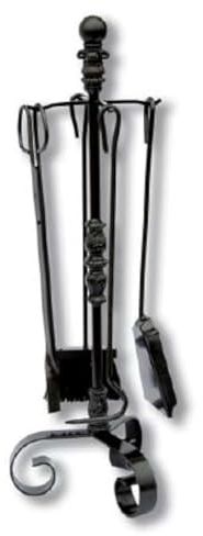 FLORES CORTES - Juego Chimenea 4 Pzas Flores Cortes