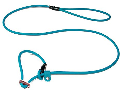 Mystique® Biothane Moxonleine Retrieverleine 6mm mit Zugbegrenzung (130cm, hellgrün)