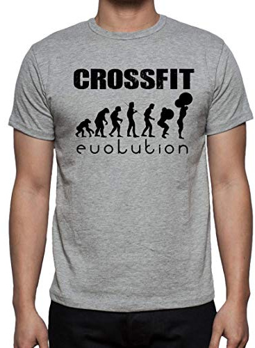 the Fan Tee Camiseta de Hombre Crossfit Deporte Gimnasio Gym Pesas 015 XL