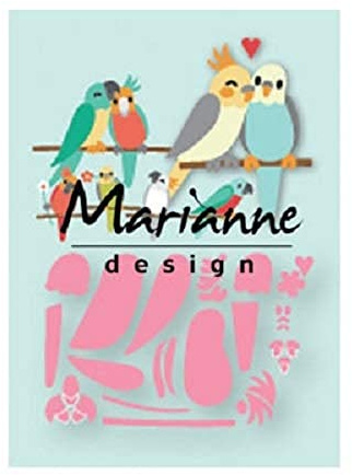 Marianne Design MDCOL1465 Stanzform, Metall, Rosa, Größe M