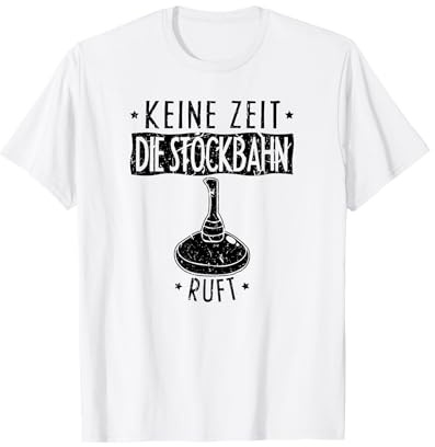 Stocksport Asphalt Stockschiessen T-Shirt