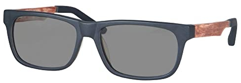 SHINU Platz Kurzsichtig Sonnenbrille Maenner Polarisierte Myopie Objektiv Holz Kurzsichtig Sonnenbrille-1,0-1,5-1,75-2,0-ZF112(matt black-grey lens myopia 1.25)