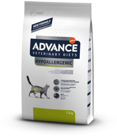 Advance Veterinary Diets Hypoallergenic, Pienso para Gatos con Reacciones adversas a alimentos, 7,5kg