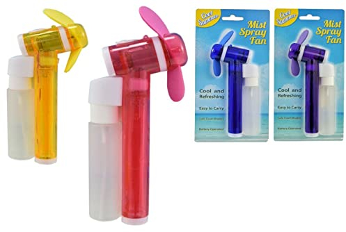 Celino® Mist Water Spray Fan Summer Personal Cooling Aid Handheld Portable Bottle Travel - Randomly
