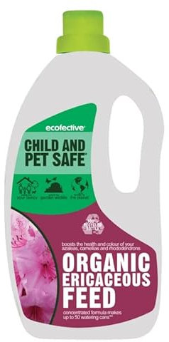 Ecofective ECF0083 Child & Pet Safe Organic Liquid Ericaceous Plant Fertiliser, 1.5L Concentrate
