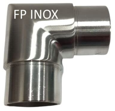 Coude inox A2 Satinée Pour Tube Diamètre 42.4mm Epaisseur 2mm Garde Corps
