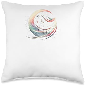 Wind Dance Boomerang Throw Pillow