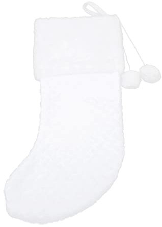 Cabilock Weihnachtsstrumpf Tasche Festival Weihnachten Socken Sack Tasche Socke Form Rot Weiß Thema