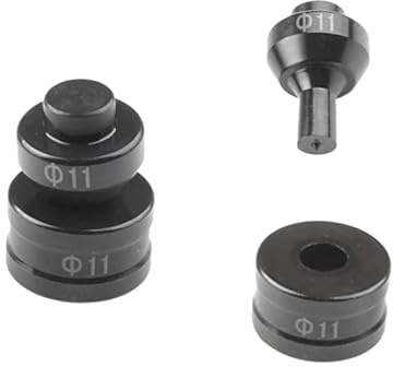 1 pcs round hydraulic punching die for CH-60 hydraulic punching machine, made of chrome steel, suitable for metal production (14.5mm)