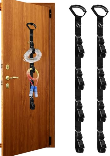 Lot de 2 organisateurs de câbles renforcés, gouttières réglables et sangles pour tuyaux de jardin avec antidérapant