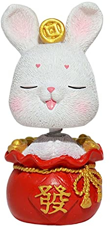 Sharplace Figurine de décoration de Tableau de Bord de Voiture Chinoise Petits Ornements de Gadget pour Le Magasin de Bureau à Domicile, Fortune