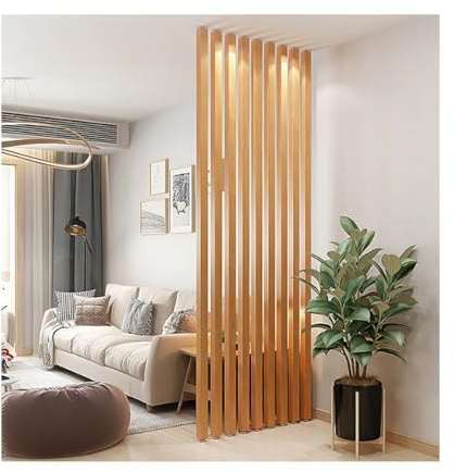 HUFIREHU Divisorio Per Ambienti Colonna Divisoria In Alluminio Separatore Di Stanze Indipendente Schermo Divisorio A Montanti Soggiorno For Uso Domestico E In Ufficio(8 sticks,160cm/62.9in)