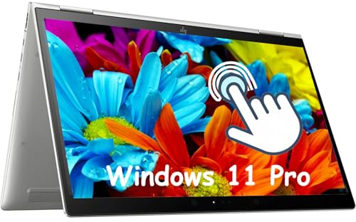 HP EliteBook X360 1030 G3 Ordinateur portable tactile 13,3 FHD Ordinateur portable Intel Core i7-8650U, RAM 16 Go, SSD 256 Go, clavier QWERTY américain, Windows 11 Pro (reconditionné)