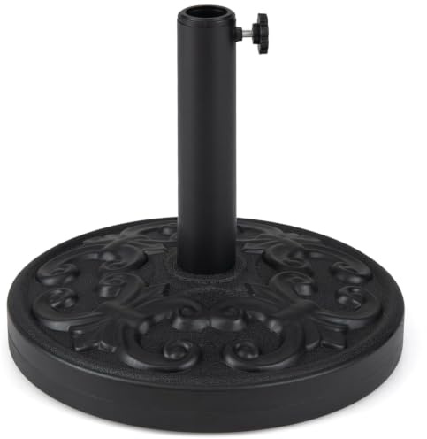 GOPLUS Base de Hormigón para Sombrilla con Poste de Metal, Peso 12 kg