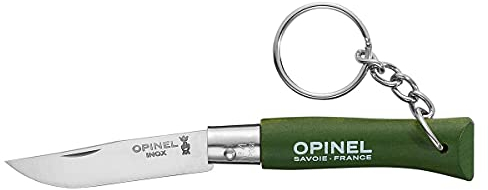 OPINEL Uni O002054 Llavero N°04 Caqui, Grün, One Size