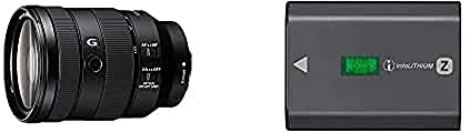 Sony SEL24105G FE 24-105 mm F4 G OSS Standard Zoom Lens & NPFZ100.CE Z Series Rechargeable Battery Pack - Black