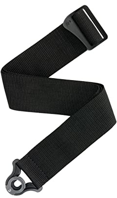 D'Addario Auto Lock Tracolla in Polipropilene per Chitarra, Nero