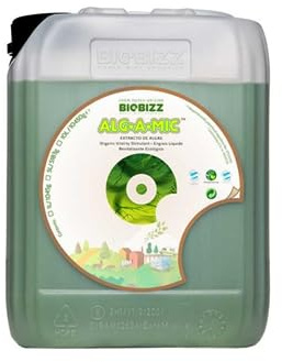 GROWMANIA Fertilizante Alg a mic de BioBizz 5 L | Abono Orgánico procedente de Algas Marinas para Crecimiento de Plantas y Cultivos