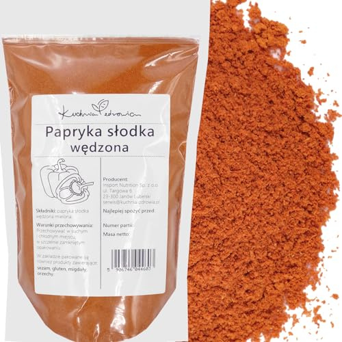 Paprika Douce Fumée Moulue 1 kg | Épice Aromatique Rouge Pour Viandes, Légumes, Soupes, Sauces Et Plats Méditerranéens – KUCHNIA ZDROWIA