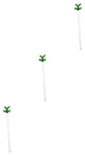 Alipis 3pcs Stirring Rod Swizzle Sticks for Cocktail Muddler Glass Stirrer for Juice
