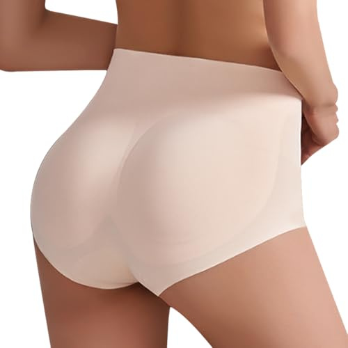 AOWVUTS Bragas Levanta Glúteos para Mujer Ropa Interior Acolchada Braguitas Moldeadoras Levantamiento Pantalón con Relleno sin Costuras Embellecer Cadera Pantalones Fajas Push Up Body Shaper